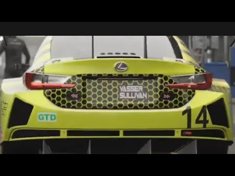 4k Cinemeatic Sim Race | 2020 #14 Vasser Sullivan RCF Lexus