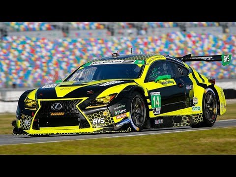 Lexus RCF at Mid-Ohio in the Fog