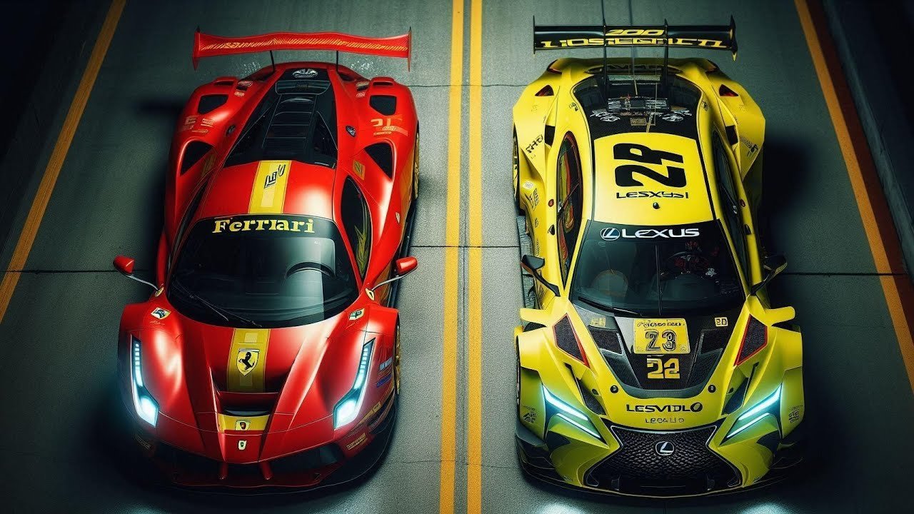 EPIC Showdown: Lexus RCF vs. Ferrari GT at Nurburgring!